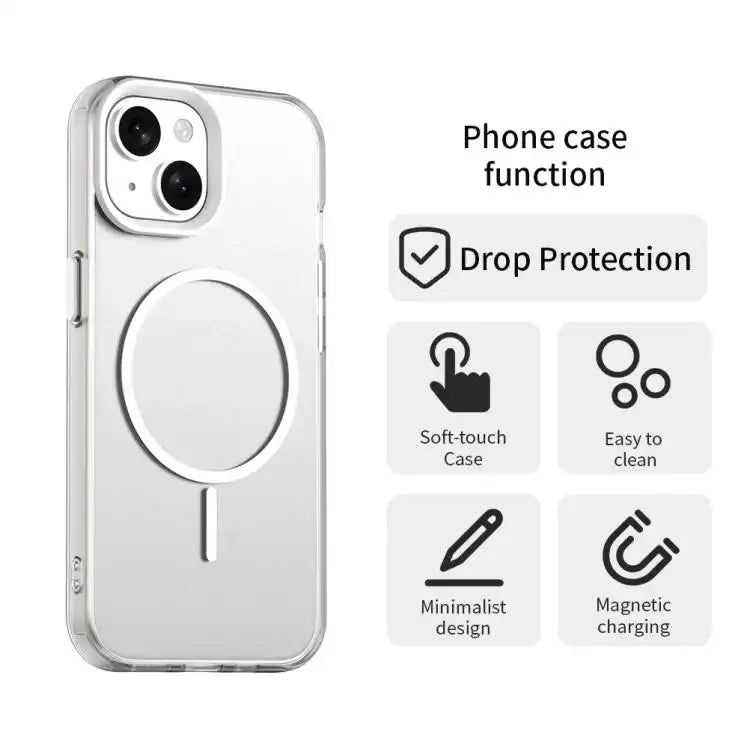 Candy Fine Circle Magsafe PC Hybrid TPU Phone Case