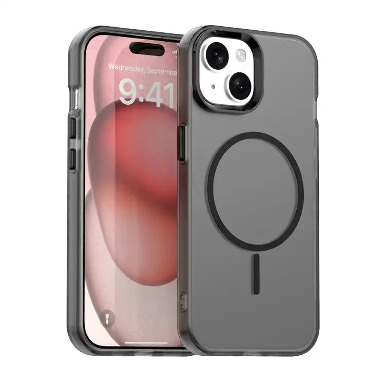 Candy Fine Circle Magsafe PC Hybrid TPU Phone Case