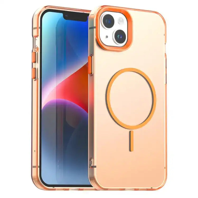 Candy Fine Circle Magsafe PC Hybrid TPU Phone Case