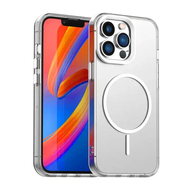 Candy Fine Circle Magsafe PC Hybrid TPU Phone Case