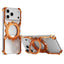 Mechanical Gear MagSafe Holder Borderless Metal Phone Case