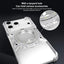 Mechanical Gear MagSafe Holder Borderless Metal Phone Case