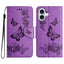 Butterfly Embossed Flip Leather Phone Case