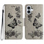 Butterfly Embossed Flip Leather Phone Case