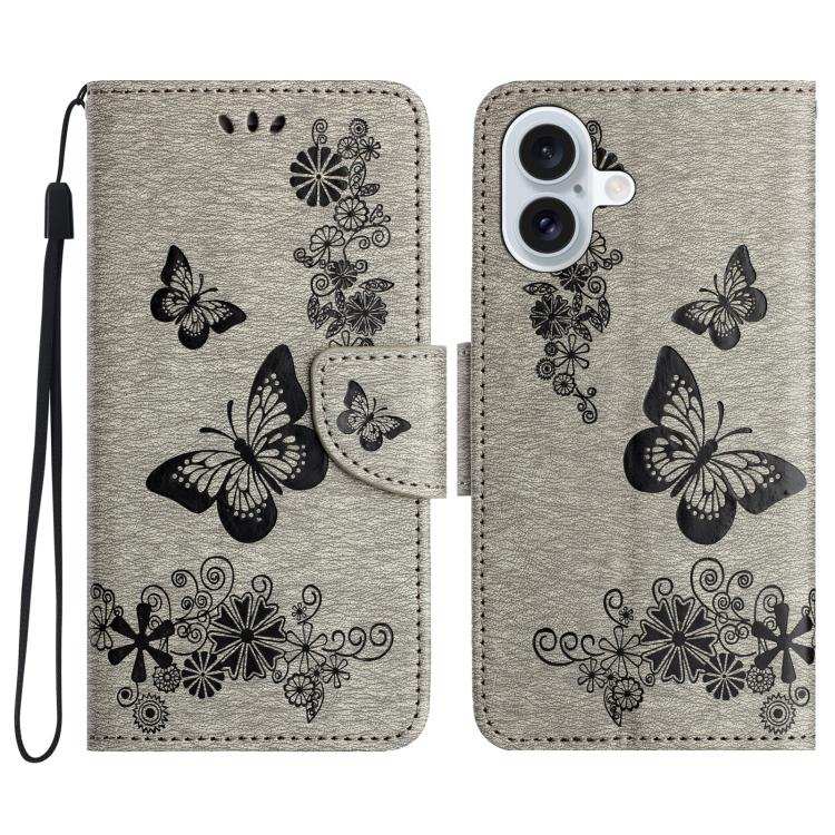 Butterfly Embossed Flip Leather Phone Case