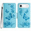 Butterfly Embossed Flip Leather Phone Case
