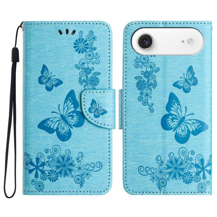 Butterfly Embossed Flip Leather Phone Case