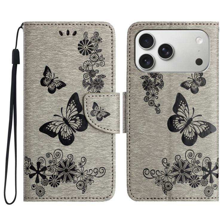 Butterfly Embossed Flip Leather Phone Case