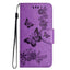 Butterfly Embossed Flip Leather Phone Case