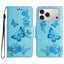 Butterfly Embossed Flip Leather Phone Case