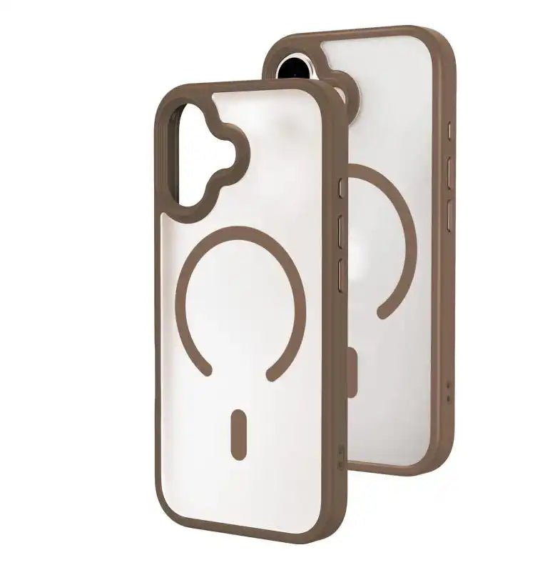 Oil-spray Skin Feel MagSafe PC Hybrid TPU Phone Case