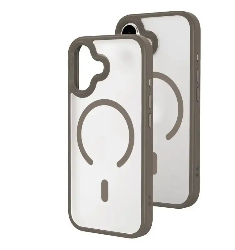 Oil-spray Skin Feel MagSafe PC Hybrid TPU Phone Case