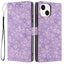 Cherry Blossoms Embossed Leather Phone Case