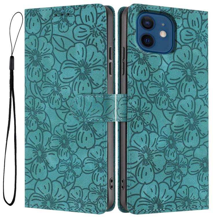 Cherry Blossoms Embossed Leather Phone Case