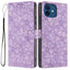 Cherry Blossoms Embossed Leather Phone Case