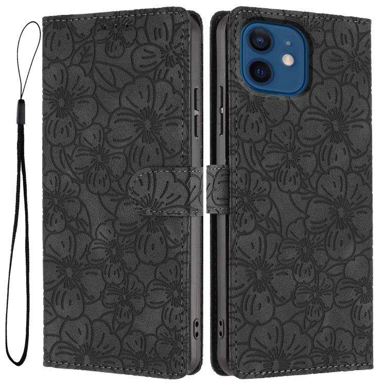 Cherry Blossoms Embossed Leather Phone Case