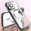 Plating Paint TPU MagSafe Phone Case with Dust Plug & Lens Film