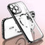 Plating Paint TPU MagSafe Phone Case with Dust Plug & Lens Film