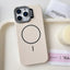 Large Hole Solid Color Frame CESA Fine Ring Magsafe Phone Case