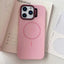 Large Hole Solid Color Frame CESA Fine Ring Magsafe Phone Case
