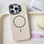 Large Hole Solid Color Frame CESA Fine Ring Magsafe Phone Case