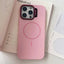 Large Hole Solid Color Frame CESA Fine Ring Magsafe Phone Case