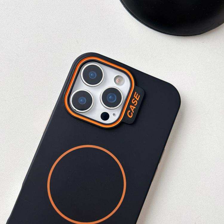 Large Hole Solid Color Frame CESA Fine Ring Magsafe Phone Case