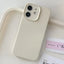 Precision Hole Camera Frame Solid Color Phone Case