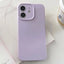 Precision Hole Camera Frame Solid Color Phone Case