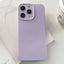 Precision Hole Camera Frame Solid Color Phone Case