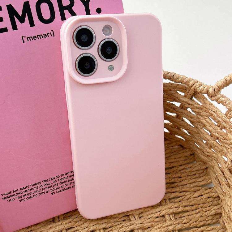 Precision Hole Camera Frame Solid Color Phone Case