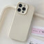 Precision Hole Camera Frame Solid Color Phone Case