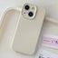 Precision Hole Camera Frame Solid Color Phone Case