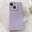 Precision Hole Camera Frame Solid Color Phone Case