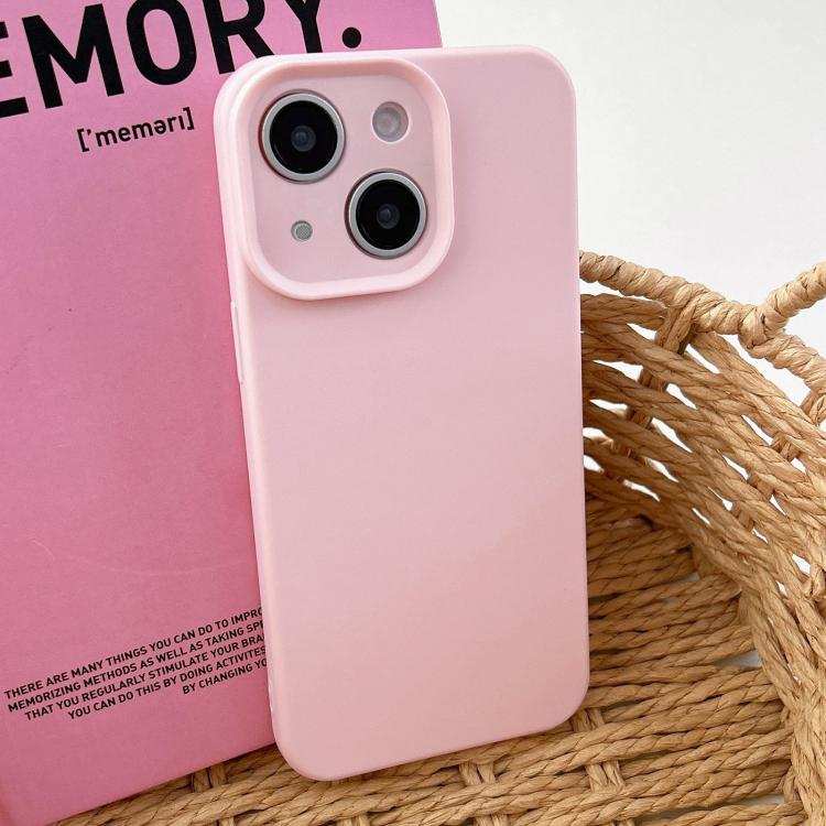Precision Hole Camera Frame Solid Color Phone Case