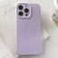 Precision Hole Camera Frame Solid Color Phone Case