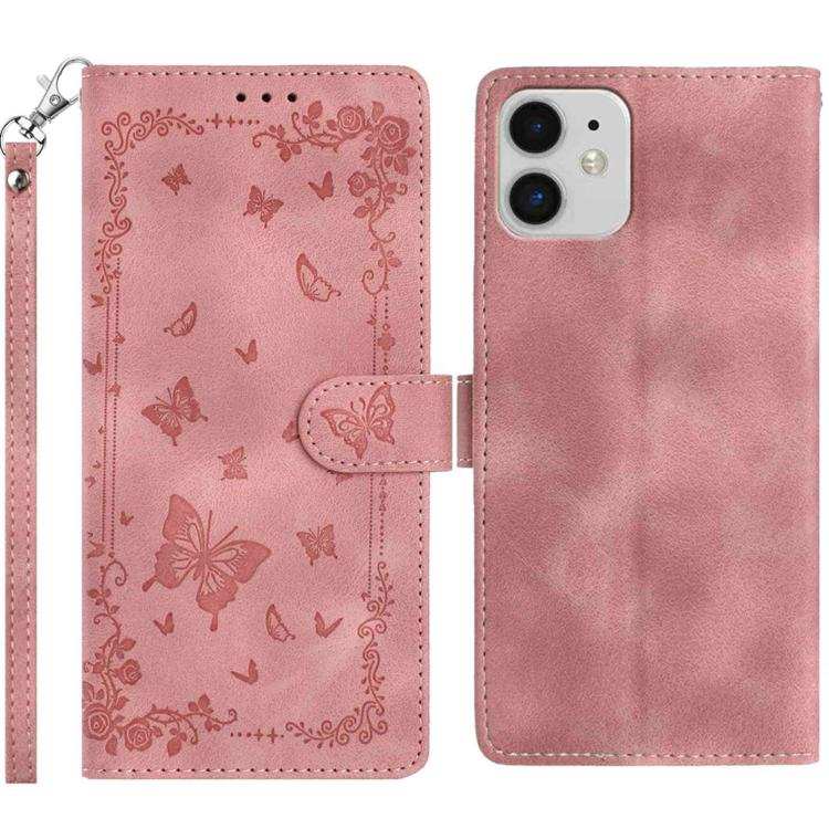 Secret Garden Butterfly Pattern Leather Phone Case