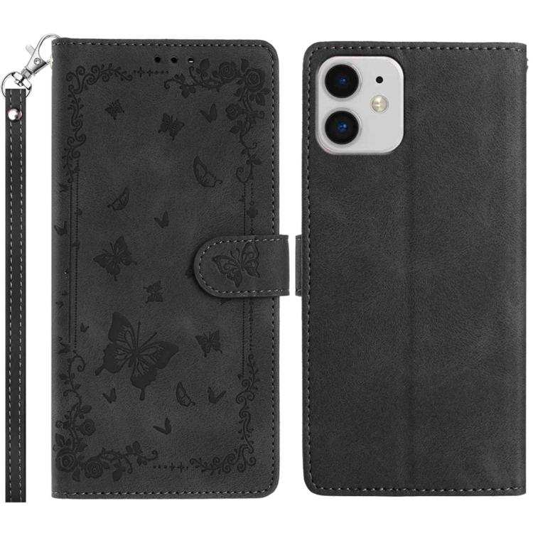 Secret Garden Butterfly Pattern Leather Phone Case