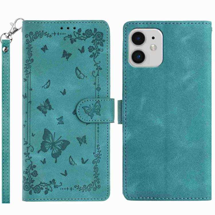 Secret Garden Butterfly Pattern Leather Phone Case