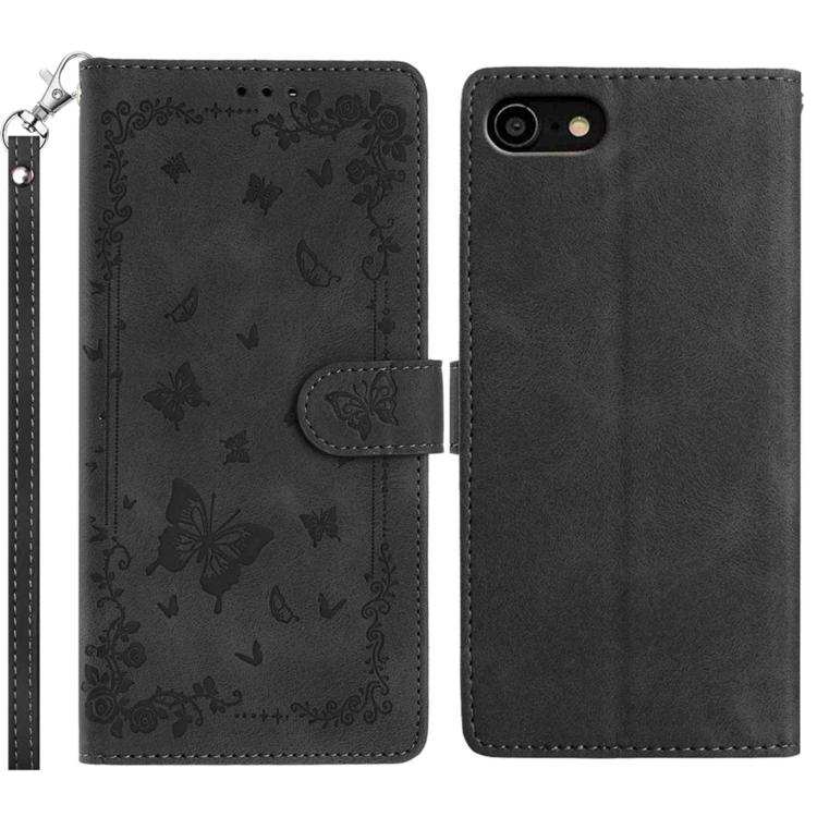 Secret Garden Butterfly Pattern Leather Phone Case