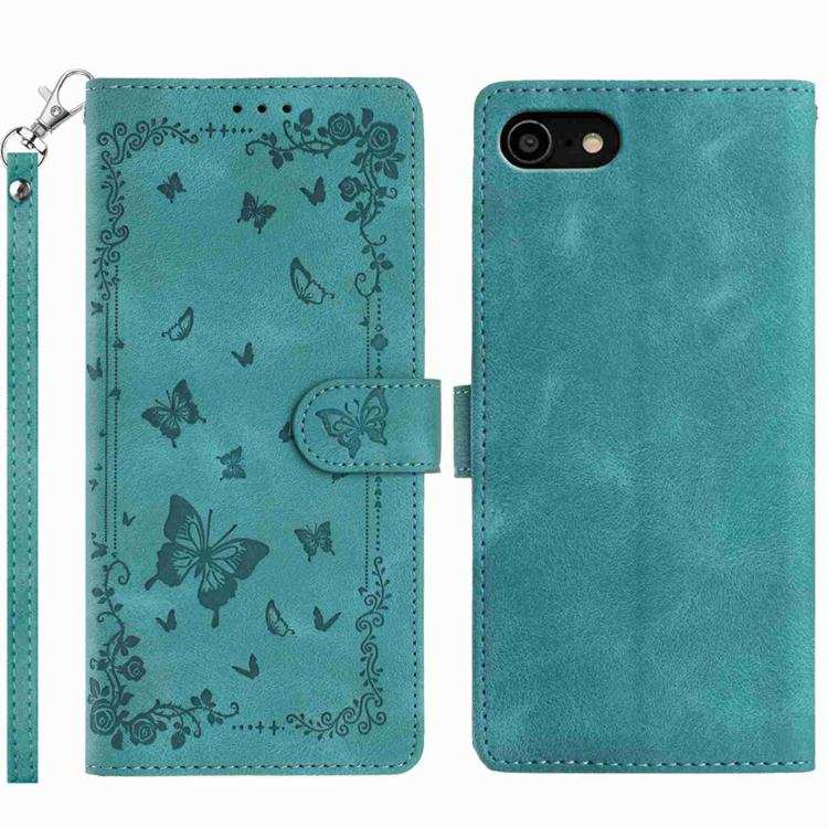 Secret Garden Butterfly Pattern Leather Phone Case