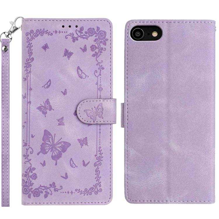 Secret Garden Butterfly Pattern Leather Phone Case