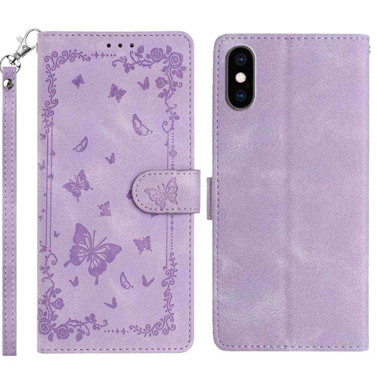 Secret Garden Butterfly Pattern Leather Phone Case