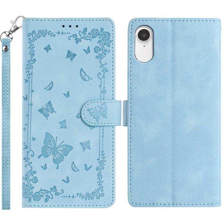 Secret Garden Butterfly Pattern Leather Phone Case