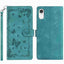 Secret Garden Butterfly Pattern Leather Phone Case