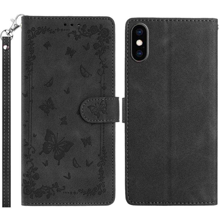 Secret Garden Butterfly Pattern Leather Phone Case