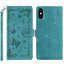 Secret Garden Butterfly Pattern Leather Phone Case