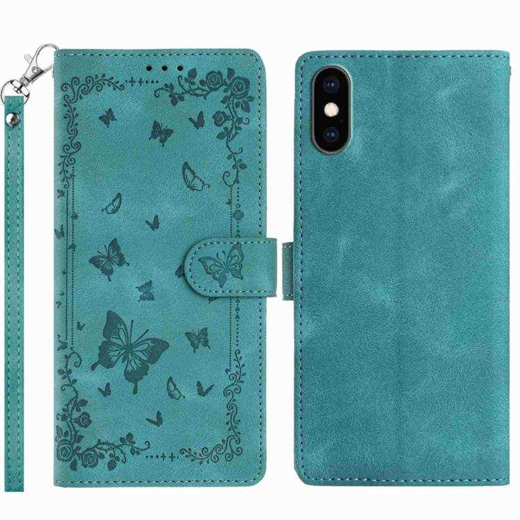 Secret Garden Butterfly Pattern Leather Phone Case