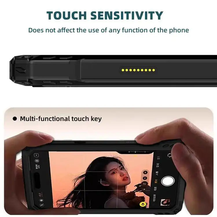 Lens Holder Metal IP54 Life Waterproof Three-proof MagSafe Phone Case