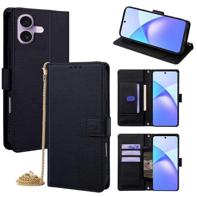 Crossbody Chain Triangle Leather Phone Case